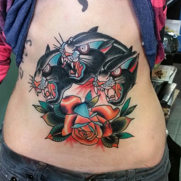 Panther tattoos design, idea 72