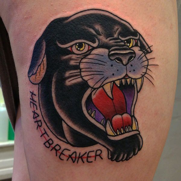 Panther tattoos design, idea 3