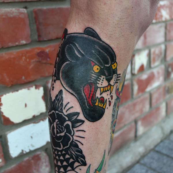 Panther tattoos design, idea 11