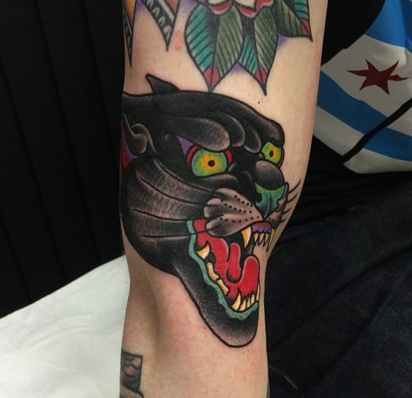 Panther tattoos design, idea 15