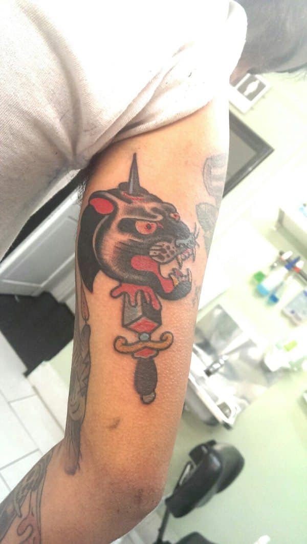 Panther tattoos design, idea 23