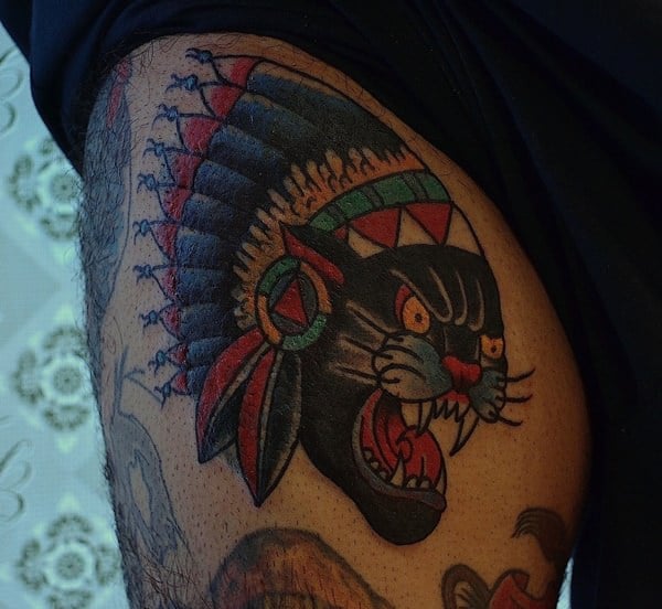 Panther tattoos design, idea 24