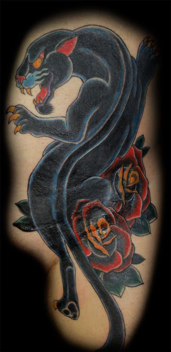 Panther tattoos design, idea 25