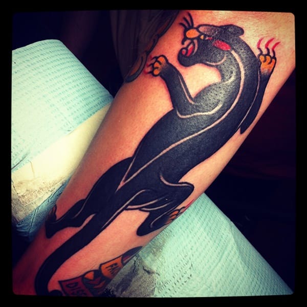 Panther tattoos design, idea 26