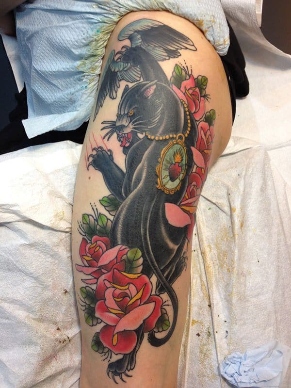 Panther tattoos design, idea 27