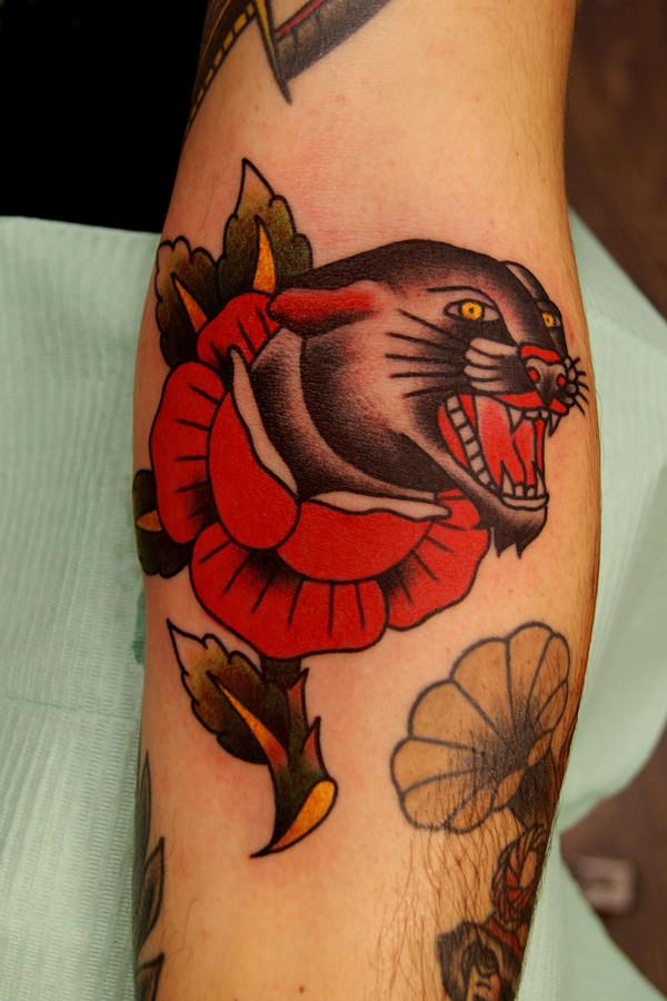 Panther tattoos design, idea 29