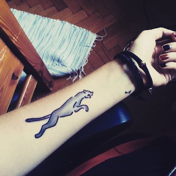 Panther tattoos design, idea 30