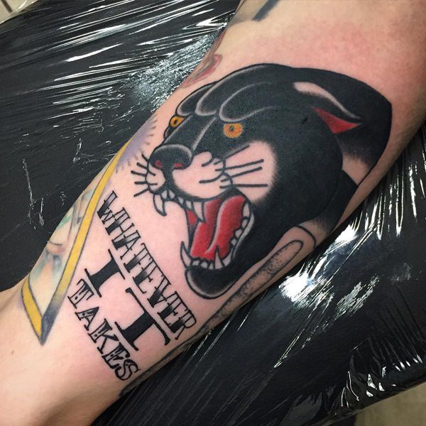 Panther tattoos design, idea 34