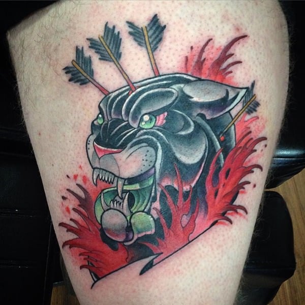 Panther tattoos design, idea 40