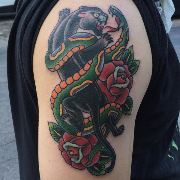 Panther tattoos design, idea 43