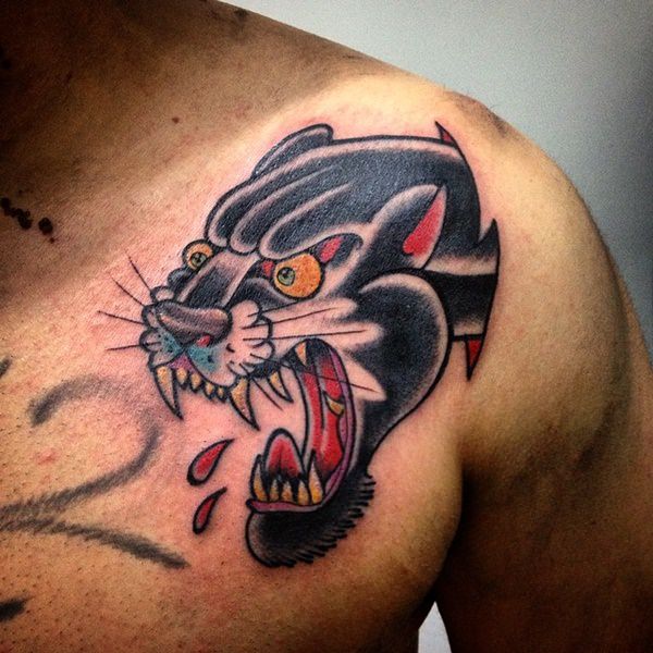 Panther tattoos design, idea 44