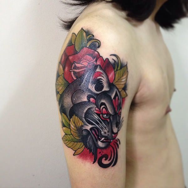 Panther tattoos design, idea 54