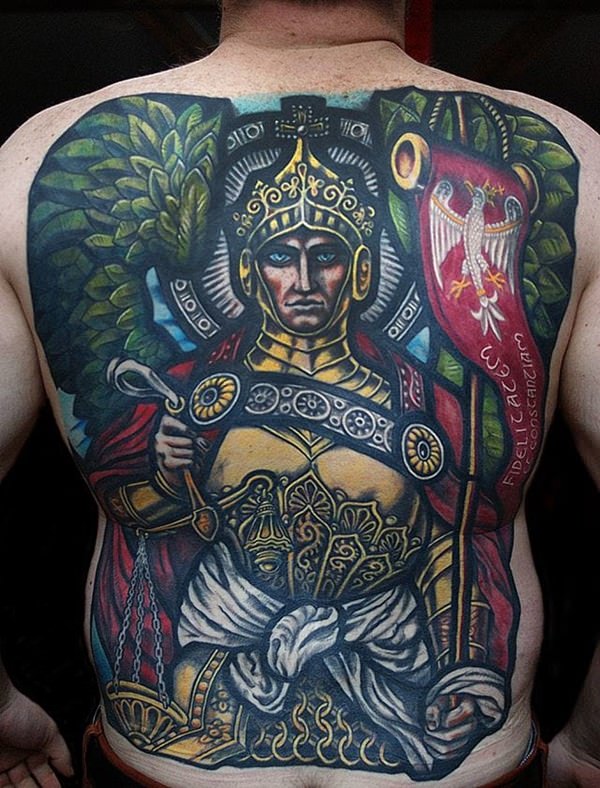 Stained glass tattoos design, idea 68