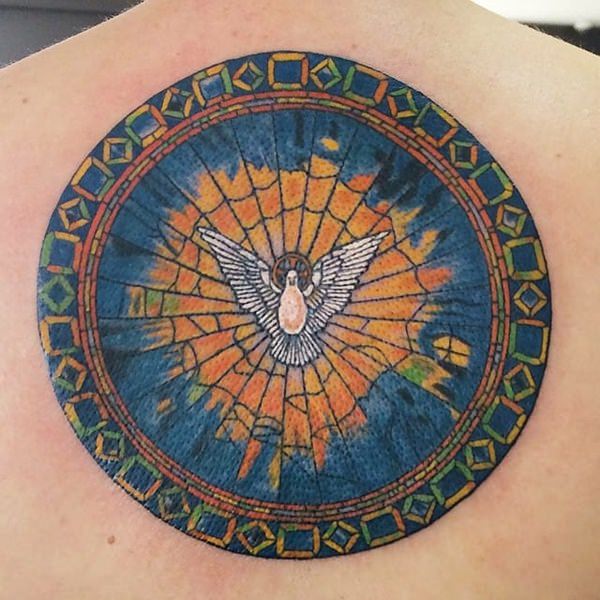 Stained glass tattoos design, idea 69