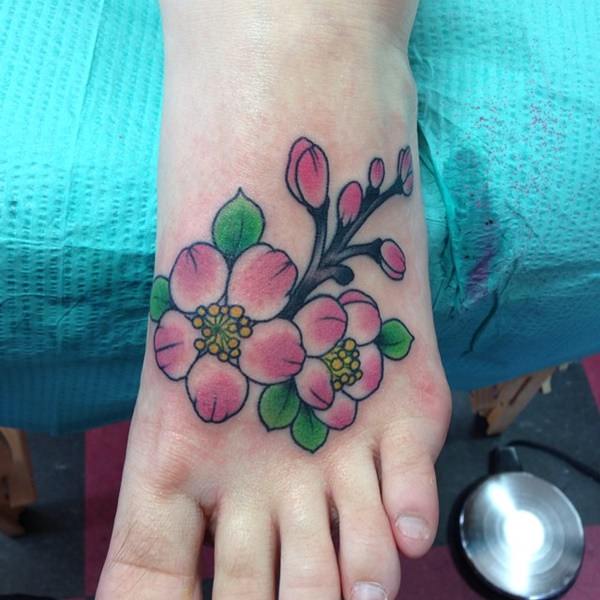 Cherry blossom tattoos design, idea 43