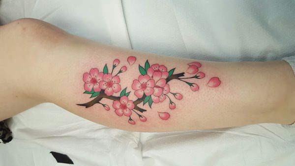 Cherry blossom tattoos design, idea 47
