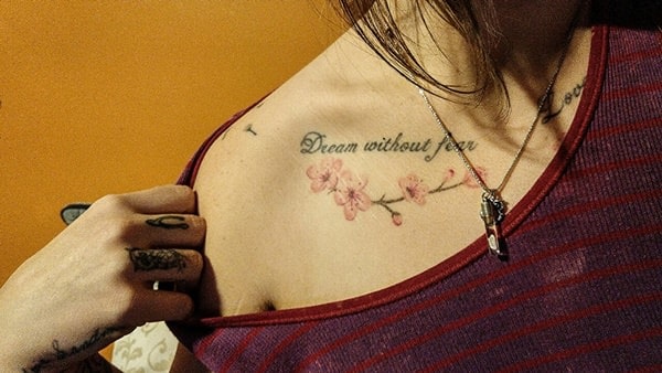 Cherry blossom tattoos design, idea 49