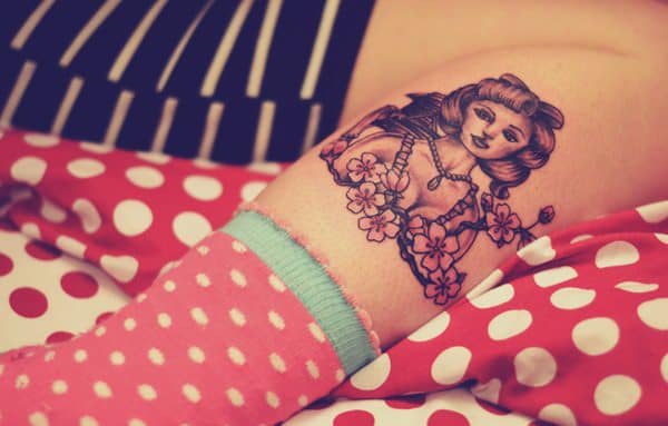 Cherry blossom tattoos design, idea 54