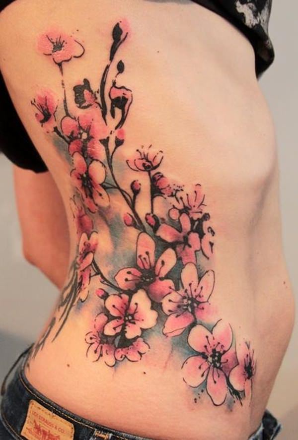 Cherry blossom tattoos design, idea 57
