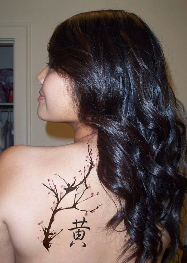 Cherry blossom tattoos design, idea 64