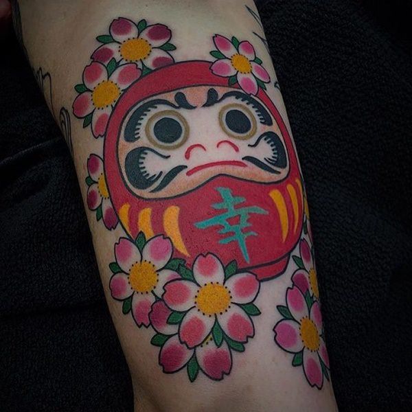 Cherry blossom tattoos design, idea 7