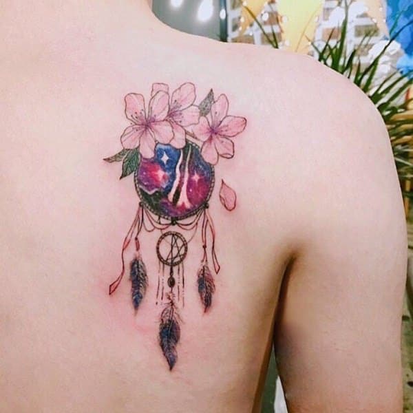 Cherry blossom tattoos design, idea 12