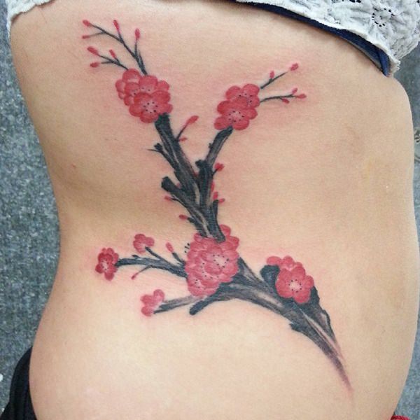 Cherry blossom tattoos design, idea 14
