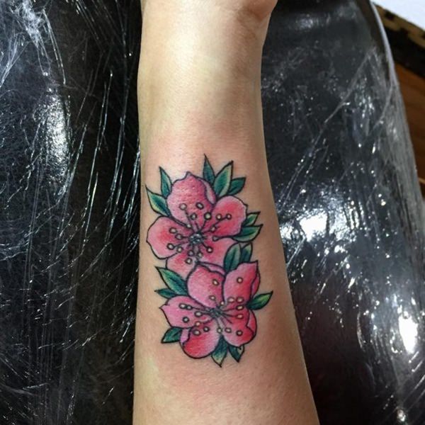 Cherry blossom tattoos design, idea 18