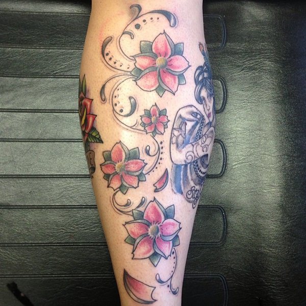 Cherry blossom tattoos design, idea 36