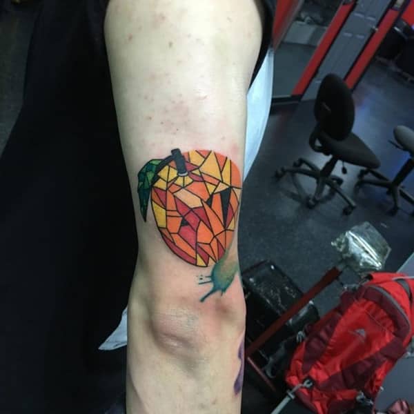 Stained glass tattoos design, idea 11