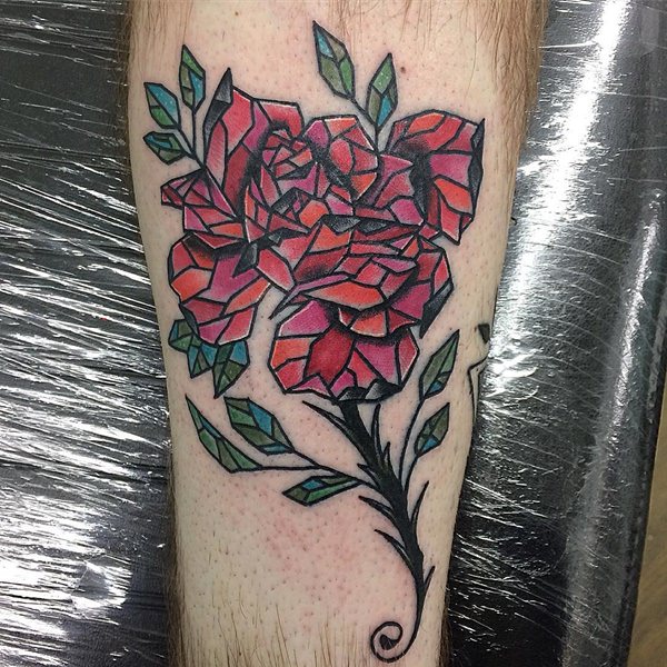 Stained glass tattoos design, idea 22