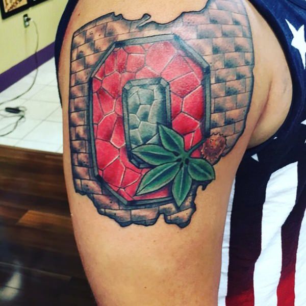 Stained glass tattoos design, idea 28
