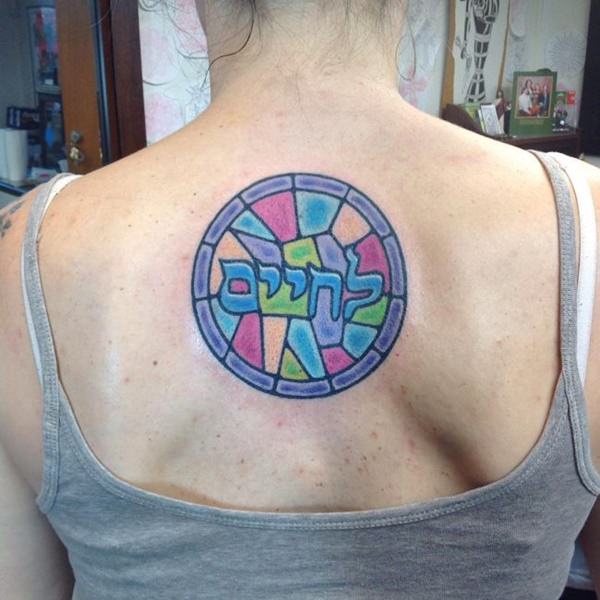 Stained glass tattoos design, idea 31