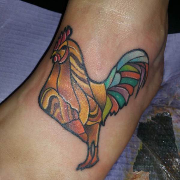 Stained glass tattoos design, idea 35