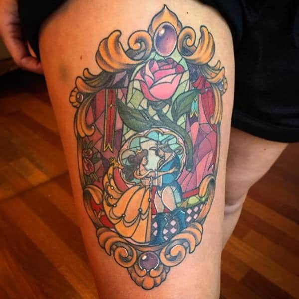 Stained glass tattoos design, idea 64