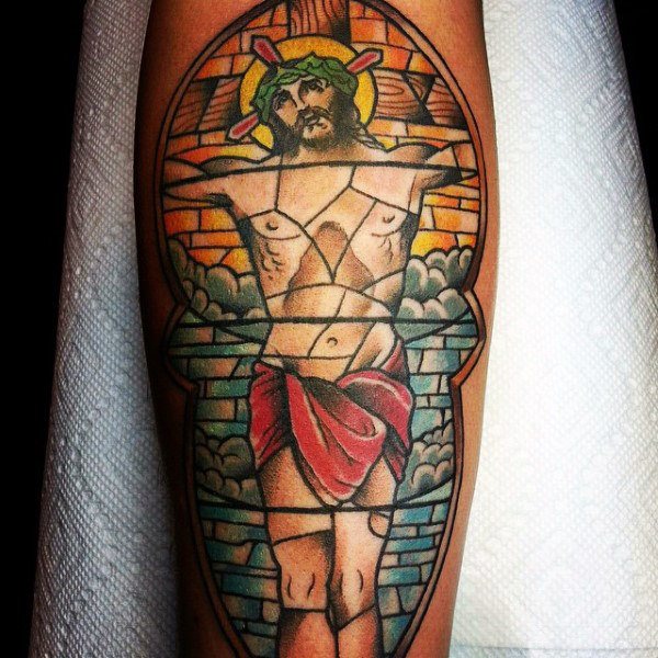 Stained glass tattoos design, idea 72