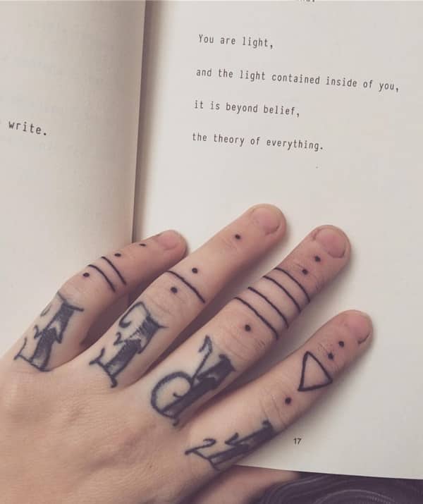 Knuckle tattoos design, idea 49