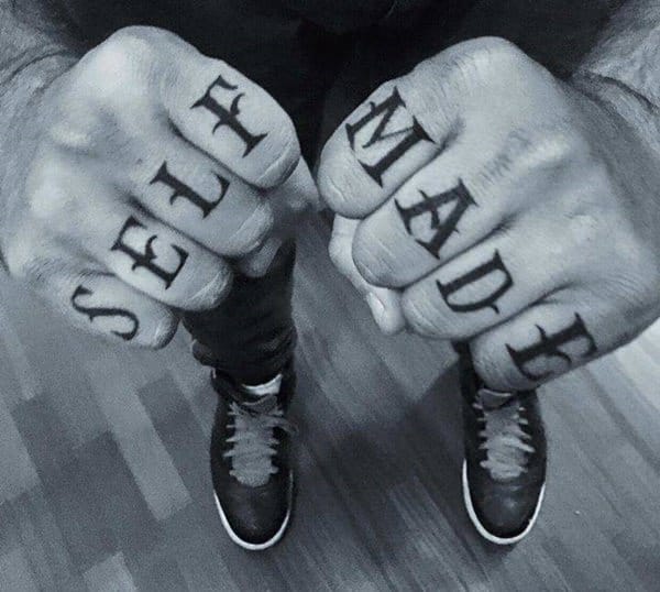 Knuckle tattoos design, idea 51