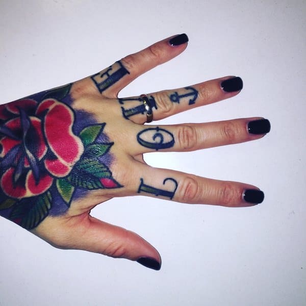 Knuckle tattoos design, idea 56