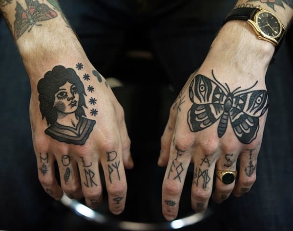 Knuckle tattoos design, idea 59
