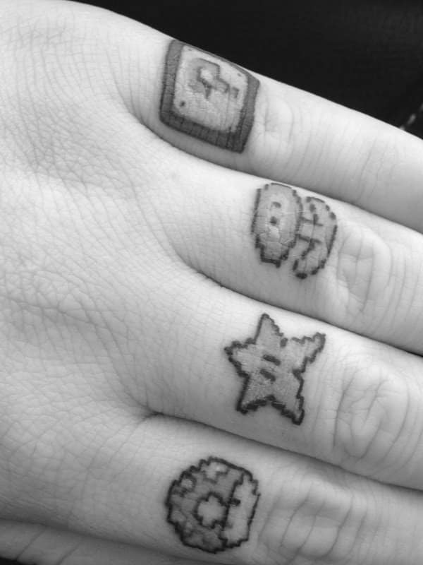 Knuckle tattoos design, idea 63