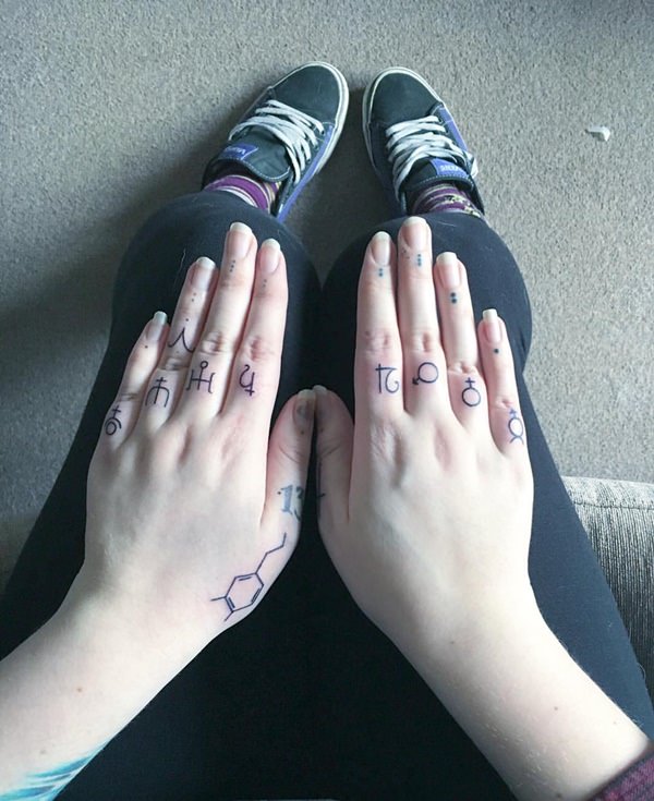 Knuckle tattoos design, idea 65