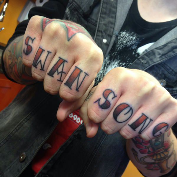 Knuckle tattoos design, idea 66