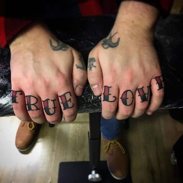 Knuckle tattoos design, idea 71