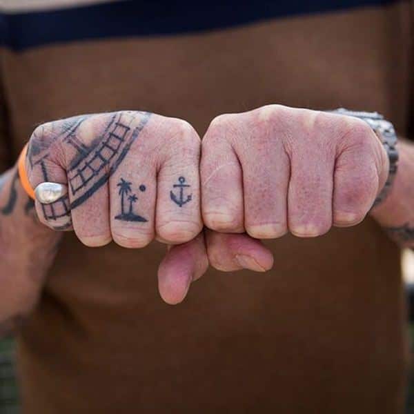 Knuckle tattoos design, idea 74