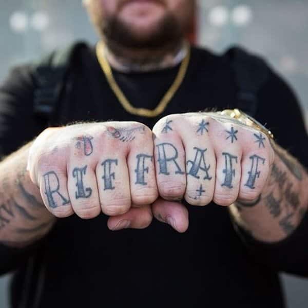 Knuckle tattoos design, idea 75