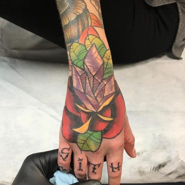 Knuckle tattoos design, idea 78