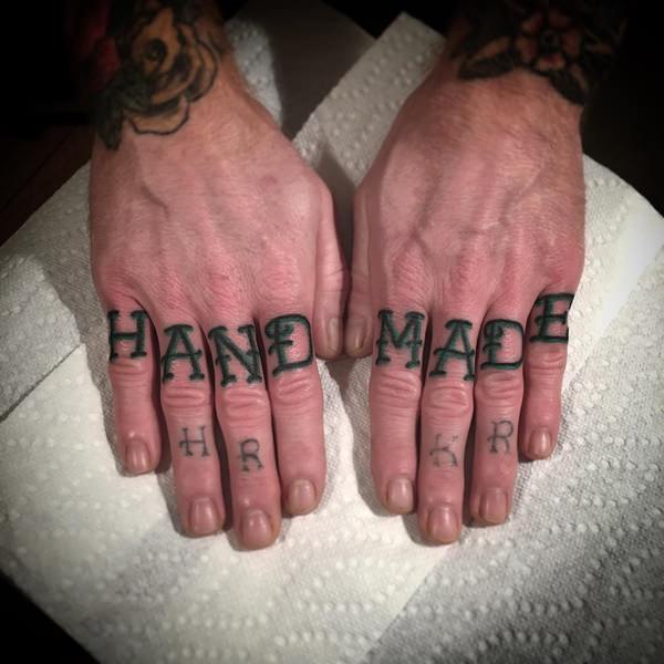 Knuckle tattoos design, idea 83
