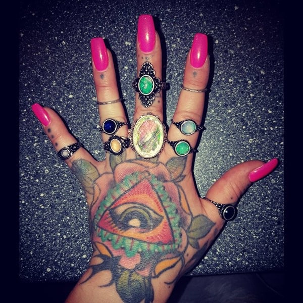 Knuckle tattoos design, idea 84