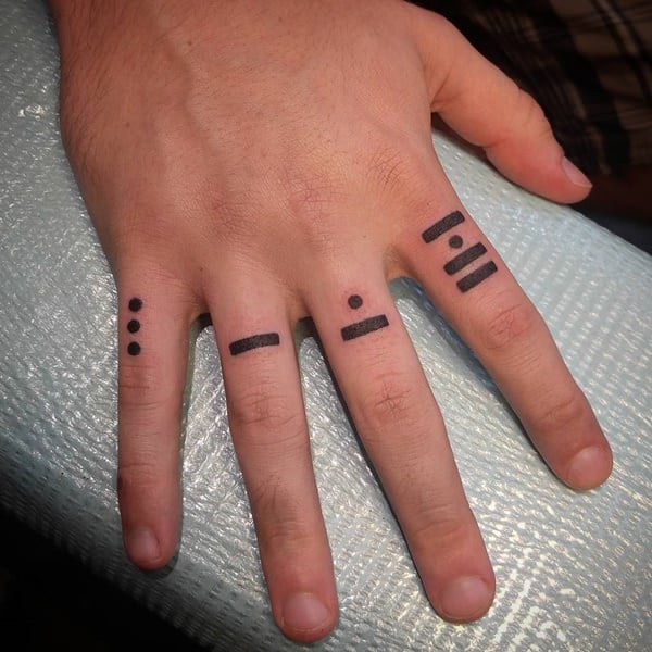 Knuckle tattoos design, idea 88